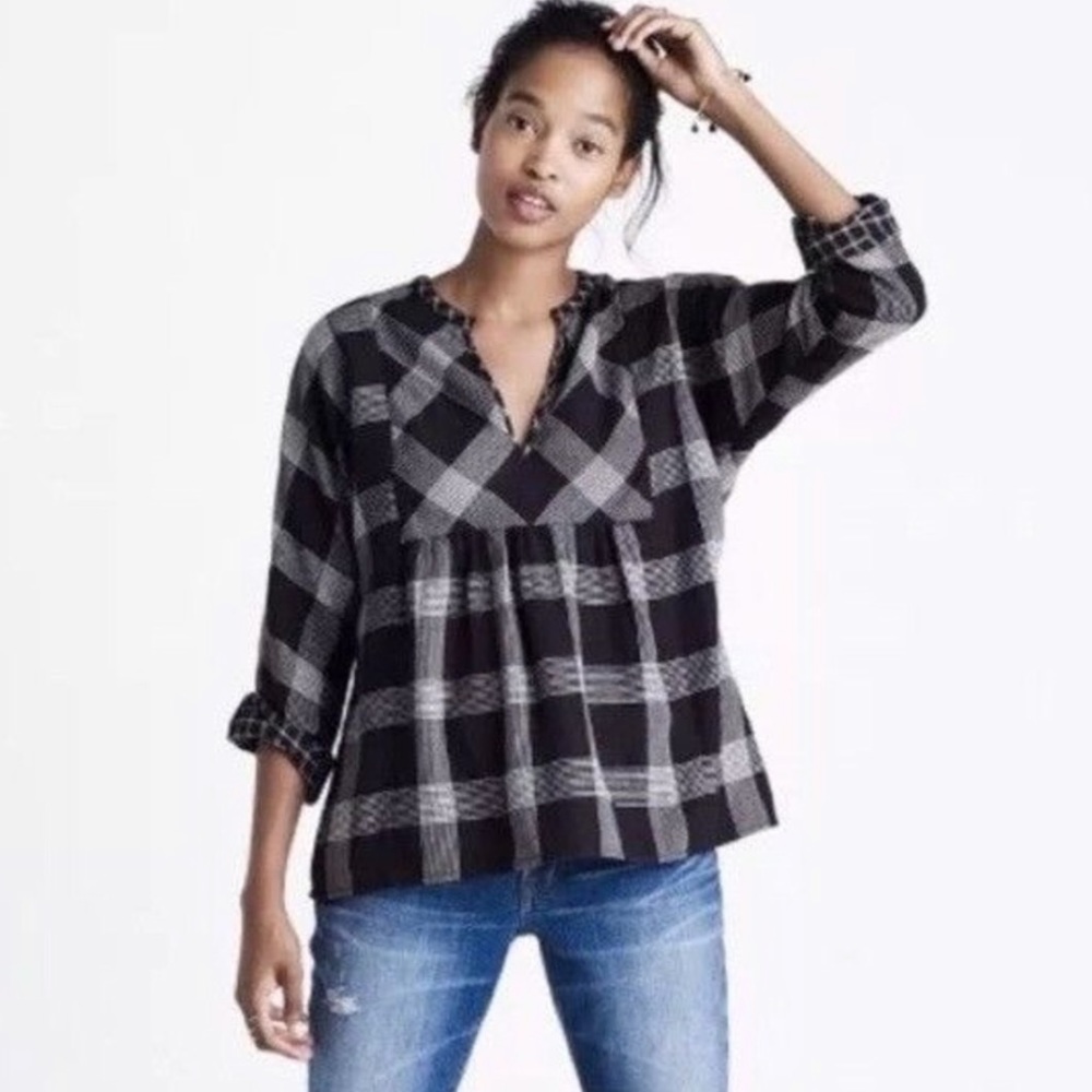 Madewell plaid shirt